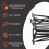 Nylon Universal Cable Tie Buckle, Ties for Car, Self-Locking Zip Holder, CableTies Tool 100 Pcs 5