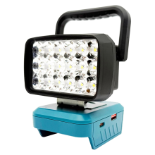18 Perlen LED-Arbeitsleuchten Handlampe Tragbare Laternen Taschenlampe Scheinwerfer Taschenlampe für 18V Li-Ionen-Akku BAT618