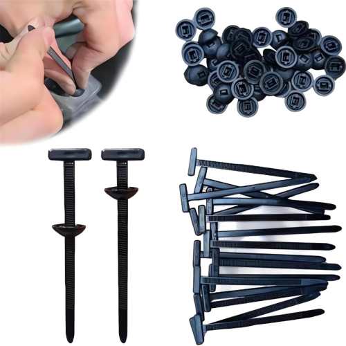 Nylon Universal Cable Tie Buckle Upgrade Multipurpose Plastic Ties Tool Heavy Duty Self Locking 20PCS