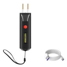 2-in-1-Kunststoffschweißgerät, 100 W, tragbares Mini-Heißriss-Reparaturwerkzeug für Autostoßstangen mit Ladekabel, B