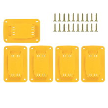 Supporto per macchina con supporto per batteria da 5 pezzi per staffa per utensili da parete agli ioni di litio da 14,4 V e 18 V