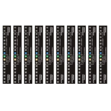 Lot de 10 thermomètres autocollants pour brassage maison, capteur de température pour bière et vin
