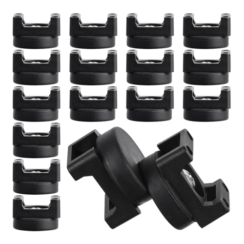 15 Pieces Magnetic Cable Clips Zip Tie Mount Base Wire Holder Multipurpose Ties Management 1