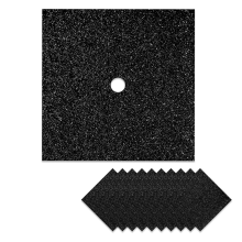 10 stuks zwart glitterkarton van premium constructiepapier voor afstudeerhoeddecoraties