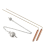 Copper Dowsing Rod, 2Pcs Divining Rods with Pendant, Metal Detector for Divination/Treasure Tools 5