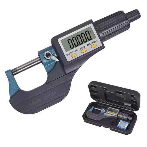 0.001mm Electronic OD Micrometer 0-25mm Digital Carbide Tip Measuring Tool Caliper Gauge 2