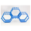 3PCS New Hexagonal Toy Showcase Stand Splicing Honeycomb Storage Rack DIY Tool Green 4