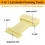 2Pack 4 in 1 Flooring Tools, Wood Floor Composite Board Laminate Installation Tool,Wood Tapping Block 8