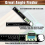 Angle Finder Protractor, 2-in-1 Miter Saw 200mm ABS Ruler, High Accuracy Measuring Tool 5