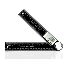 Hoekzoeker, gradenboog, 2-in-1 verstekzaag, 200 mm ABS-liniaal, zeer nauwkeurig meetinstrument
