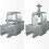 2pcs Channel Trolley Track Hanger Bracket Intermediate Support Hange for 5
