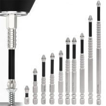 Hochmagnetisches Schraubendreher-Bohrer-Set, Set mit starker Haltbarkeit, Elektro-Set