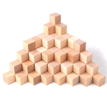 100 pezzi di cubi di legno grezzi da 30 mm, blocchi di legno vuoti per fai da te, pittura, baby shower, creazione di puzzle, decorazioni per la casa