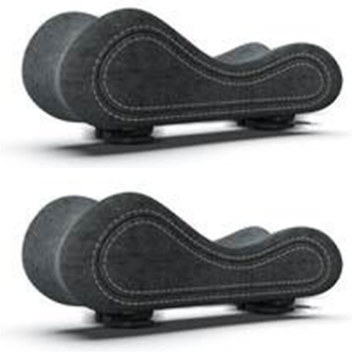 1 paio di cuscinetti per braccioli in memory foam per sedia e computer, per alleviare la pressione sui gomiti e sugli avambracci, per ufficio 1