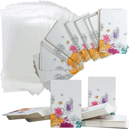 Halskette Display Karten Ohrring Sets Verpackung Halter Schmuck für C 1