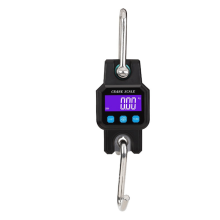 C06 Electronic Crane Scale Hand-Held Hook 300kg/50g Portable Rechargeable Hanging Black Without Bluetooth