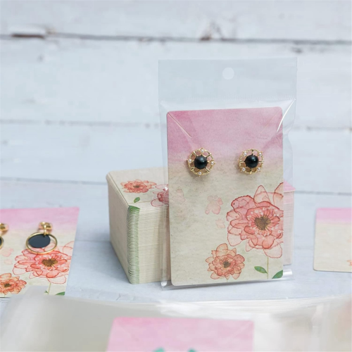 Halskette Display Karten Ohrring Sets Verpackung Halter Schmuck für B 2
