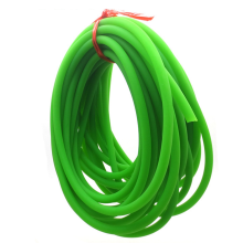 6 mm massief 10 meter hoog elastisch latex rubberen band elastisch touw voor visslingers, industrie, sporttraining, groen