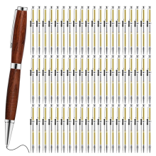 60-teiliges Drehstift-Set für Drechselarbeiten, 7 mm, schmal, Großpackung mit Nachfüllpackung, Projekte, DIY, Handwerk, Silber