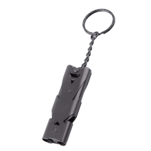 Doppel-Rohr High-Dezibel Pfeife Outdoor Rescue Edelstahl High-Frequenz Erdbeben
