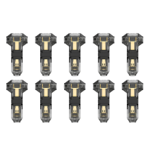 Connecteurs d'épissure de fil pour calibre 16-20 AWG, 3 voies, 1 broche, basse tension, 10 pièces, sans soudure, sans dénudage