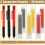 Mechanical Carpenter Pencil Set - 3 Pencils with 36PCS 2.8mm Refills & Built-in Sharpener,Construction 4