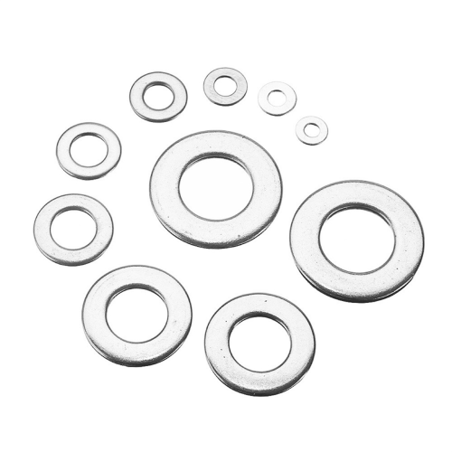 180 PCS Edelstahl Washer M2 2,5 3 4 5 6 8 10 Flache Scheiben Ring Plain Dichtungen Sortiment Kit 2