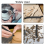Pottery Trimming Tools,Versatile Clay Toolsm Supplies,Fine Workmanship Prune Tools for Pottery,Dedicated Sharpening 5