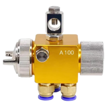 Vernice automatica - Mini spruzzatore A-100 Utensili pneumatici per verniciatura per saldatura ad onda Plastica sottovuoto 0,8 mm