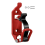 1Pcs Tool Fixing Bracket Wall Mounting Shovel Ax Quick Release Clamp for Car RV Boat Red 1