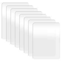 8 stuks transparante acryl snijpads, plaatpads voor reliëfdrukwerk