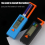 Kleiner Batterietester Volt Checker LCD Display Leveling Monitor Button Schwarz 6