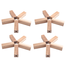 20 Stück vorgebohrte 7 mm Holzstiftrohlinge für Drechselset, Herstellung von Zubehör, DIY-Bastelarbeiten