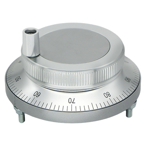 5V CNC Electronic Handwheel, 6 Terminal 100PPR Manual Pulse Generator Hand Wheel Rotary Knob Encoder with Handle 80mm 1