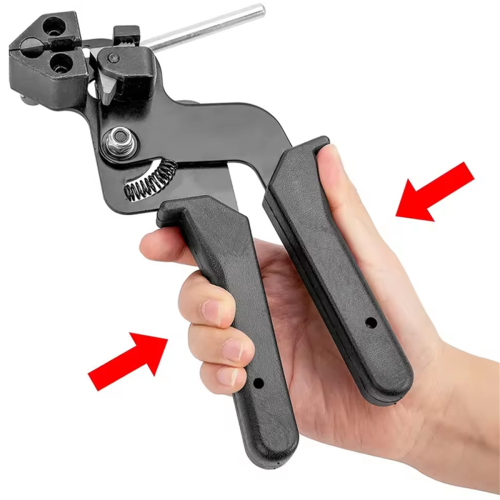 Self-Locking Tie Pliers Stainless Steel Tools Manual Multi-Purpose Locking Cable Metal Bundle Tool 2