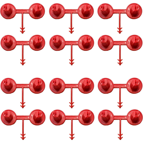 12pcs Red Nozzle for Foaming Agent, Precision Coverage Vertical & Ceiling