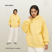 （S）Vintage Plus Size 350 Gsm One Piece Hoodie Autumn Streetwear
