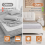 4PCS Replacement Adjustable Strips for Bedsheet Holder, Straps Compatible with Most Lock Sheet Holders 8