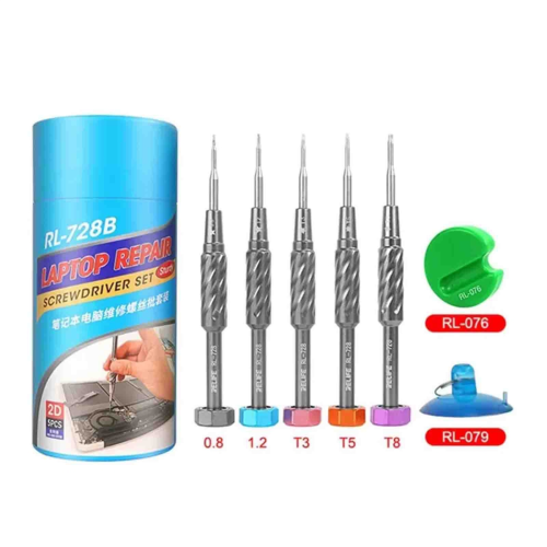 2D Sturdy Repair Screwdriver Set for Laptop Strong Magnetic Bolt Driver Tools 2