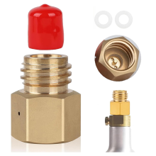 Adapter für TR21-4 umgebauten Quooker Cube Tank TR21-3, Messing CO2-Flasche wandelt Adapter um, Soda Quick