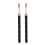 2Pcs Leather Edge Dye Tool,Ebony Wood Handle, Double Bearing Configure for Smooth Rolling Roller 2