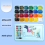 24Color Jelly Gouache Paint Set Art Beginner Concentrated 30ML Replaceable Pack Refill 9