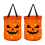 Halloween Candy Bag with Pumpkin Pattern Reusable Trick or Treat A 1