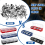 6 Pack Screw Organizer Box with Lids 4 Compartments Tool Bin Divider Small Parts Storage Toolbox Case 7