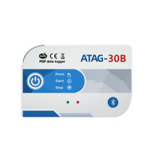 Mini-USB-Bluetooth-Temperaturdatenlogger, 65.000 Punkte, interner Sensor, hochpräziser Temperaturrekorder für die Kühlkette