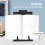 2 Pack Desktop Document Holder Stand with 7 Adjustable Position, Black Metal File Organizer Copyholder 5
