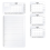5 Pack Straight Line Stencil for Journaling and Envelope Addressing Guide Templates Set Spacing Ruler 2