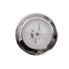 3-Zoll-LED-Kabinenlicht aus Edelstahl, Deckenknopf, rund, für Yachten und Marine