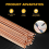 40 Pcs Copper Brazing Rods Brass for Air Conditioning, Refrigeration, Electrical Machines HVAC 4