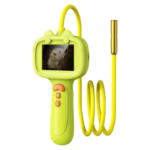 Kinder-Endoskop mit Licht, Natur-Erkundungs-Inspektionskamera, 2,4 Zoll, 2 MP, Wissenschaft für Camping